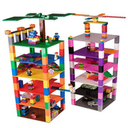 Strictly Briks Brik Tower - 6" x 6" 12 Pack - 12 Rainbow Colors