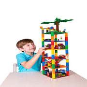 Strictly Briks Brik Tower - 6" x 6" 12 Pack - 12 Rainbow Colors