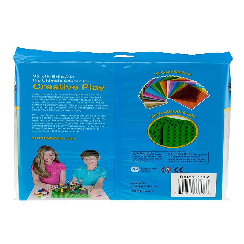 Strictly Briks Classic 4 Green 10" x 10" Base Plates