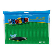 Strictly Briks Classic 4 Green 10" x 10" Base Plates