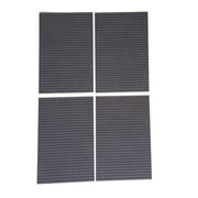 Strictly Briks Classic Stackable 4 Pieces 10" x 10" Building Brick Base Plates (Grey)