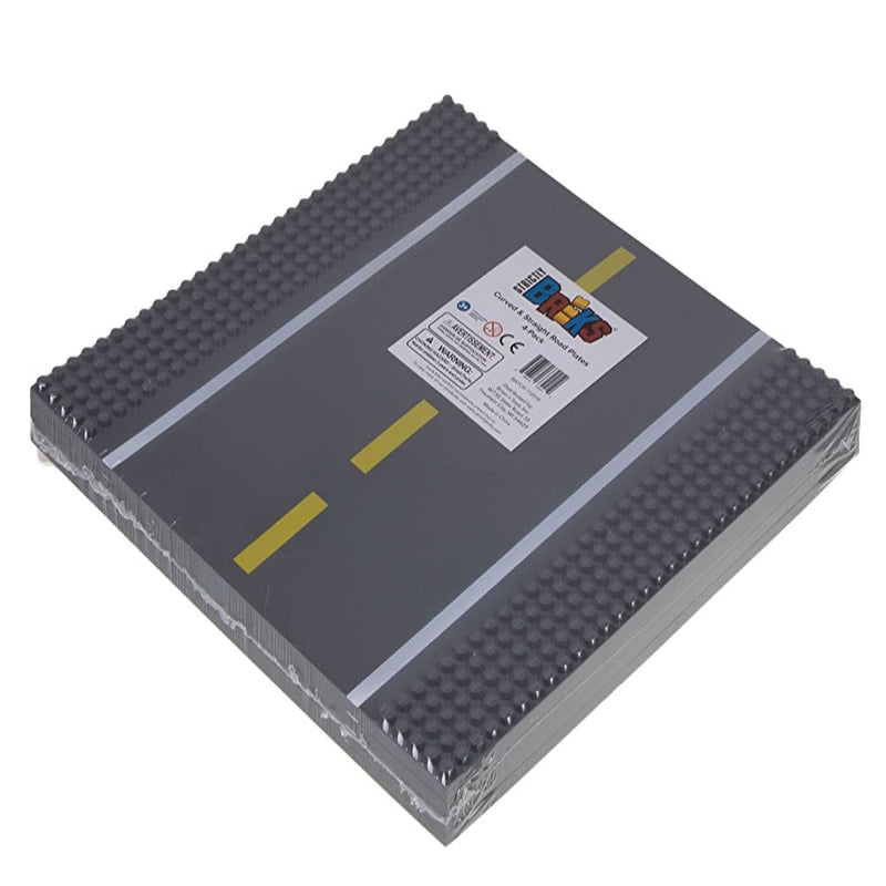 Strictly Briks Road Baseplates 10" x 10" Building Brick