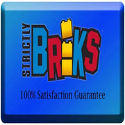 Strictly Briks Stackable Baseplates - 6" x 6" - 12 Pack - Blue, Gray, Green