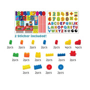 Sunta Blocks Transparent (Mega Blocks Size)