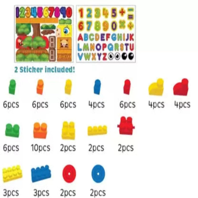 Sunta Blocks Transparent (Mega Blocks Size)