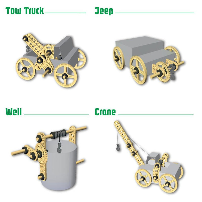 Think Fun Maker Studio Winches Set