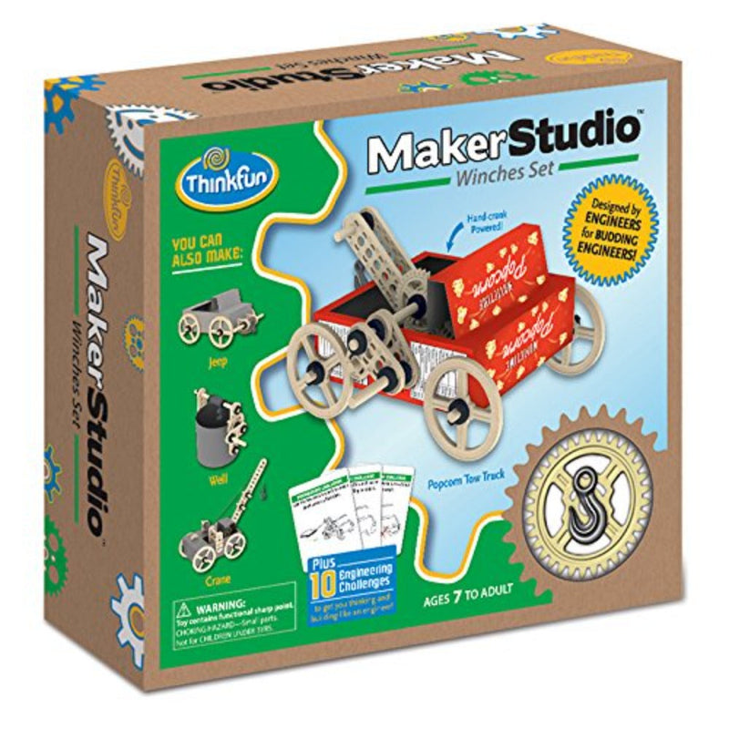 Think Fun Maker Studio Winches Set