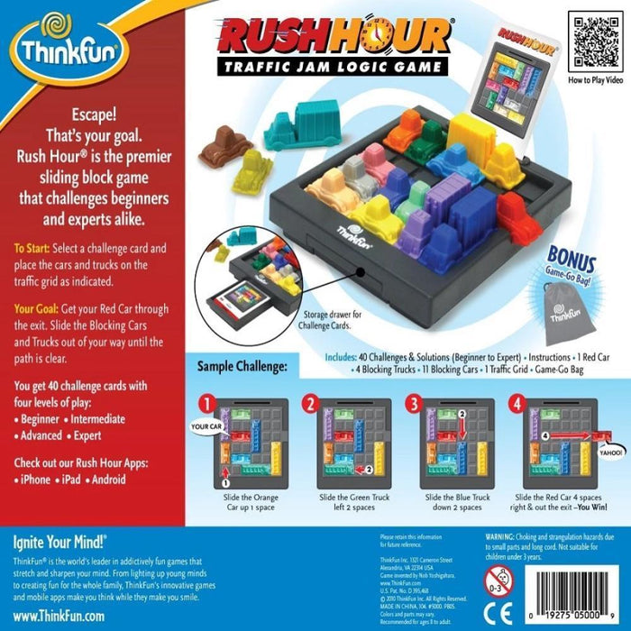 ThinkFun Rush Hour Game-Board Games-Thinkfun-Toycra