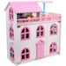 Three Story Villa Wooden Doll House-Pretend Play-Toycra-Toycra
