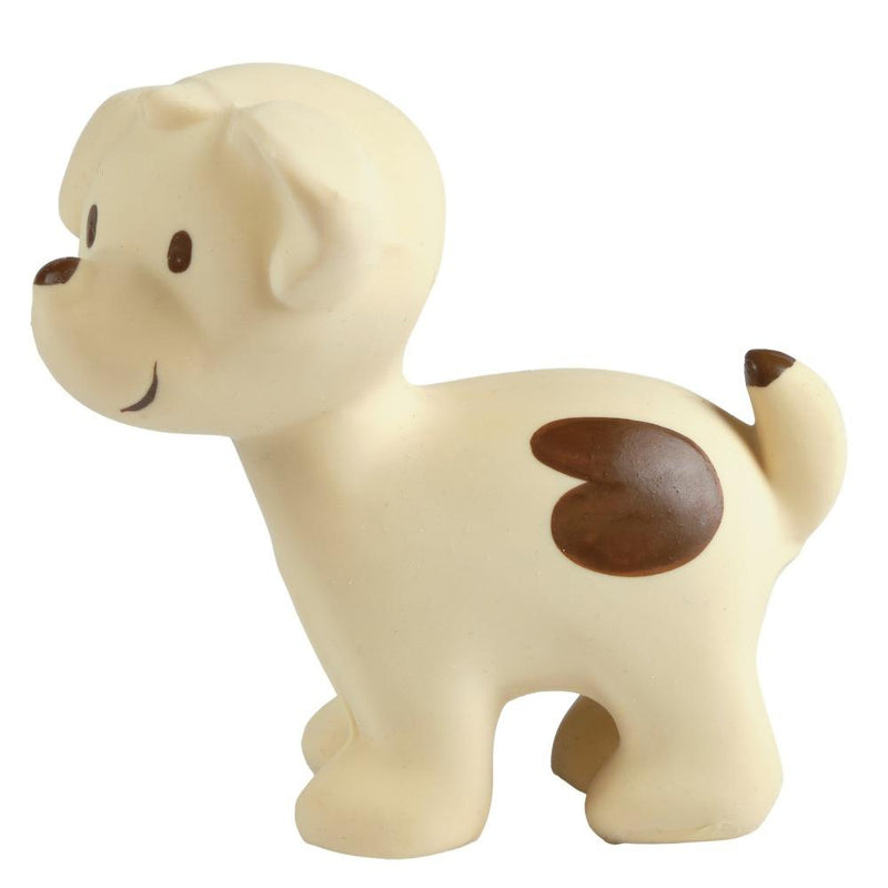 Tikiri Toys Natural Rubber Baby Teether Rattle & Bath Toy-Farm Collection