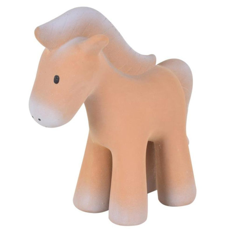 Tikiri Toys Natural Rubber Baby Teether Rattle & Bath Toy-Farm Collection