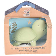 Tikiri Toys Natural Rubber Baby Teether Rattle & Bath Toy- Ocean Buddies Collection