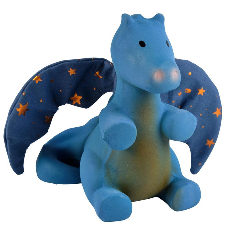 Tikiri Toys Natural Rubber Rattle with Crinkle wings