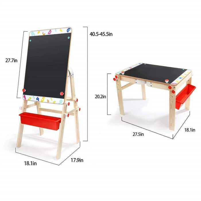 Top Bright 2 In 1 Convertible Easel-Arts & Crafts-Top Bright-Toycra