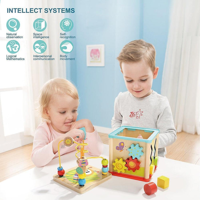 Top Bright Garden 5 in 1 Activity Cube-Preschool Toys-Top Bright-Toycra