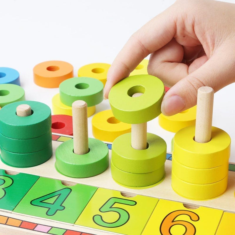 Top Bright Rainbow Donuts Count & Match Numbers