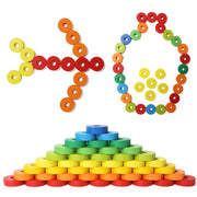 Top Bright Rainbow Donuts Count & Match Numbers