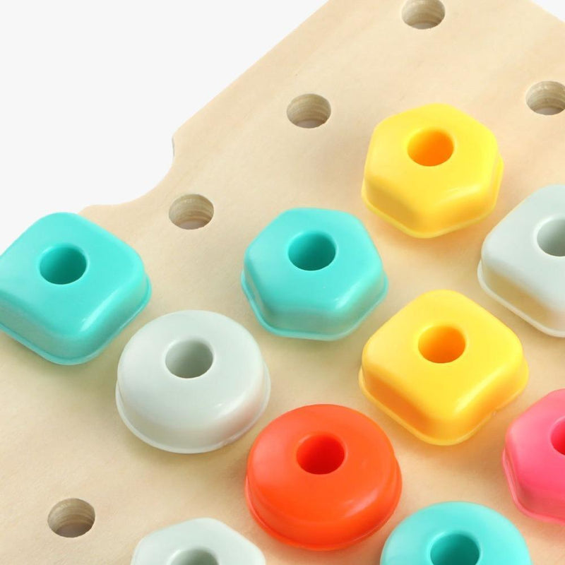 Top Bright Rainbow Stacking Sequencing Box