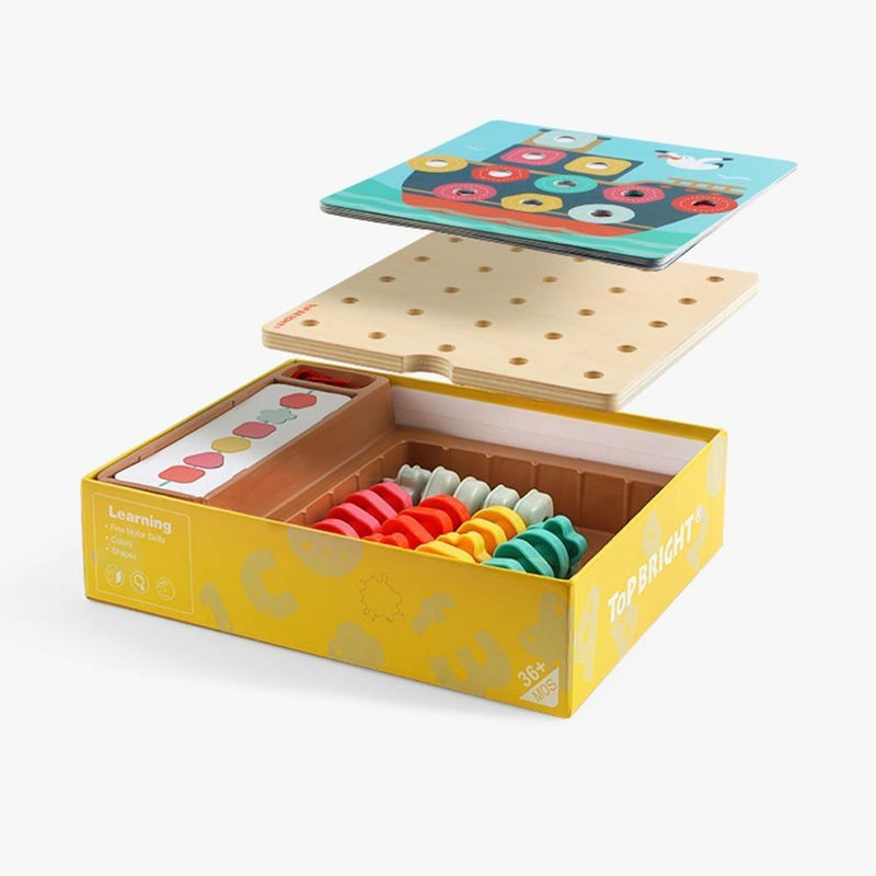 Bright Stack Boxes Top Bright Rainbow Stacking Sequencing Box | Buy Online at Toycra