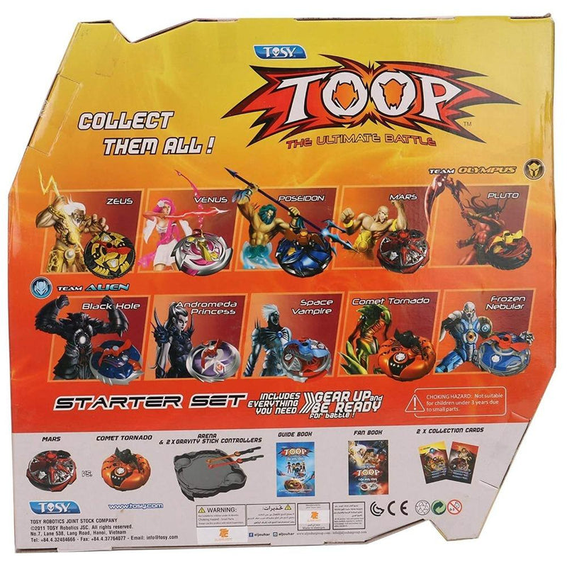Tosy Toop Two Top with Two Controller & Arena - Multi Color
