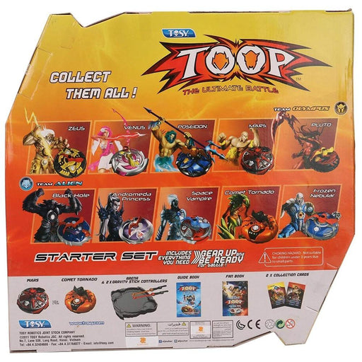 Tosy Toop Two Top with Two Controller & Arena - Multi Color-Action & Toy Figures-Tosy Toop-Toycra