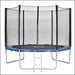 Toy Park 8 Ft. Premium Enclosed Trampoline With Ladder-Outdoor Toys-Toy Park-Toycra