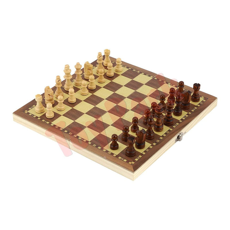 Toy Park Folding Wooden Magnetic Chess