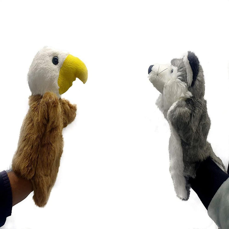Toy Park Hand Puppets Wild Animals Set of 7
