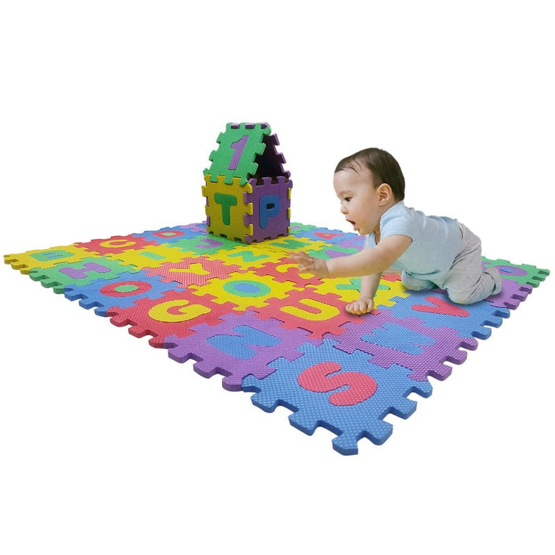 Toy Park Kids Alphanumeric Eva Mat Floor Puzzle - 36 Pieces
