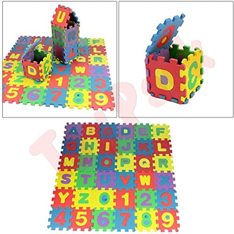 Toy Park Kids Alphanumeric Eva Mat Floor Puzzle - 36 Pieces