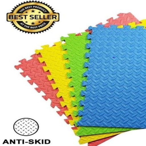 Toy Park Kids Eva Anti Skid Interlocking Floor Mat (4Pcs. Set)-Mats, Gym & Activity-Toy Park-Toycra