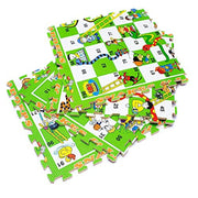 Toy Park Kids Snake & Ladder (1-100) Play Foam Mat - 4 Pcs