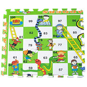 Toy Park Kids Snake & Ladder (1-100) Play Foam Mat - 4 Pcs