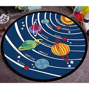 Toy Park Kids Solar System Circular Carpet