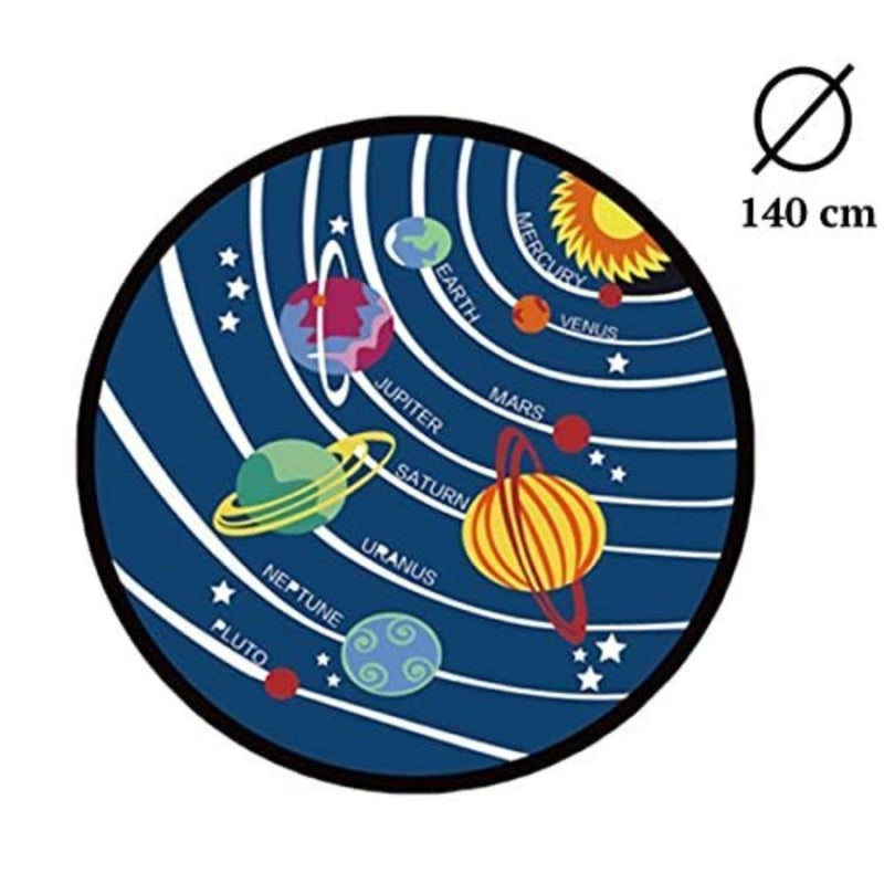 Toy Park Kids Solar System Circular Carpet