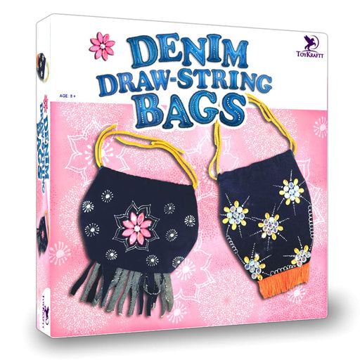 Toykraft Denim Draw String Bags-Arts & Crafts-Toykraftt-Toycra