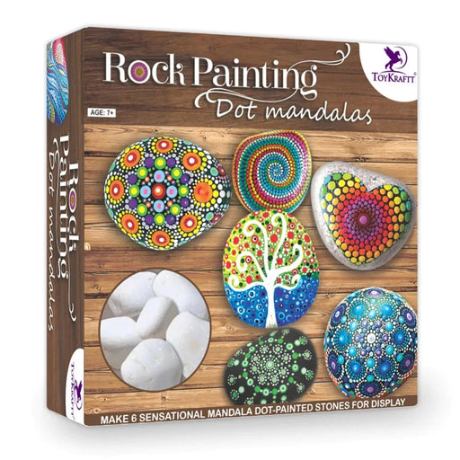 Toykraft Rock Painting Dot Mandala-Arts & Crafts-Toykraftt-Toycra