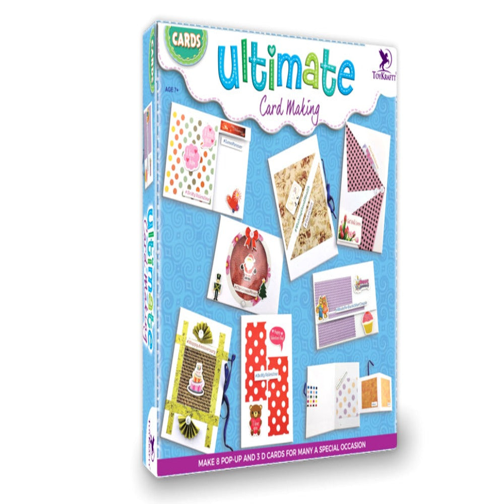 Toykraft: Greeting Card Making Kit for Kids, Arts and Craft Kits for Kids, DIY Kit for Kids 7-12 Year Old - Ultimate Card Making Kit