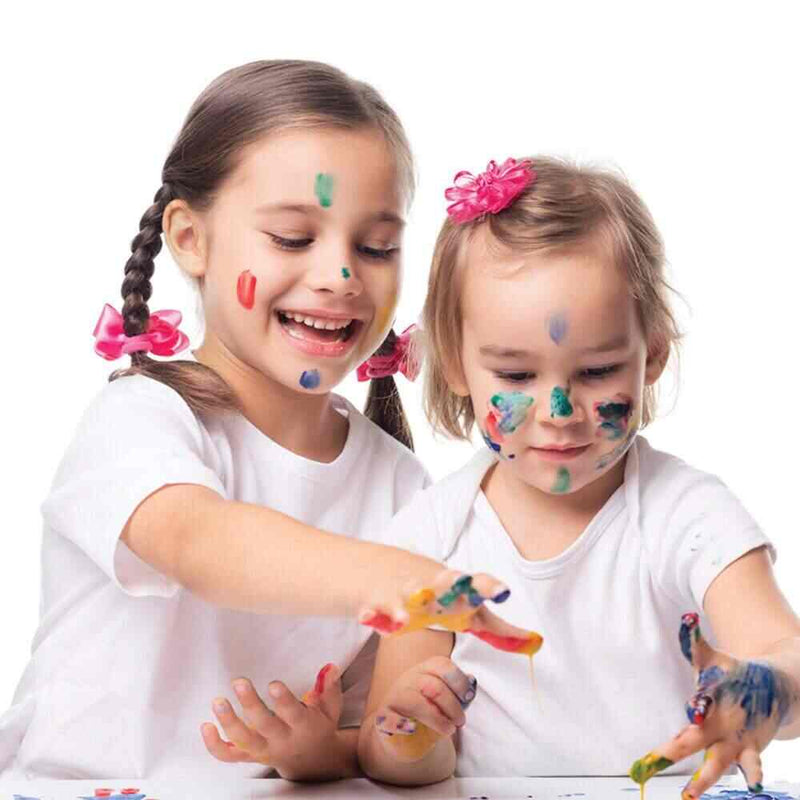 Toykraftt 8-in-1 Washable Finger Paints