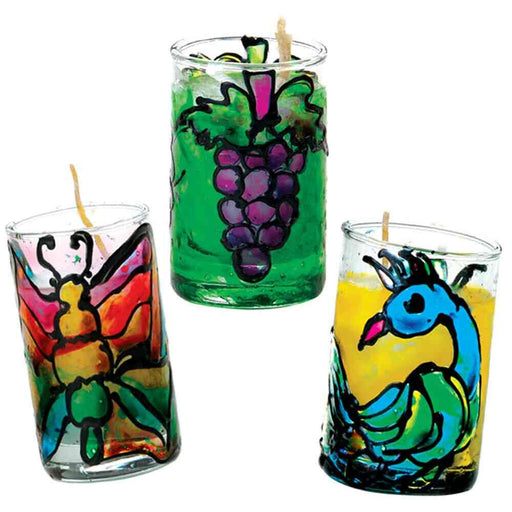 Toykraftt Glass Painting Candle Kit-Arts & Crafts-Toykraftt-Toycra