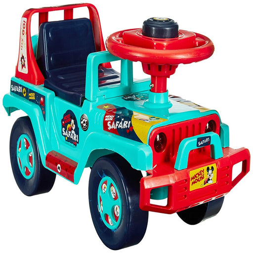 Toyzone Mickey Mouse Safari Rider Car (Multicolor)-Ride Ons-Toyzone-Toycra