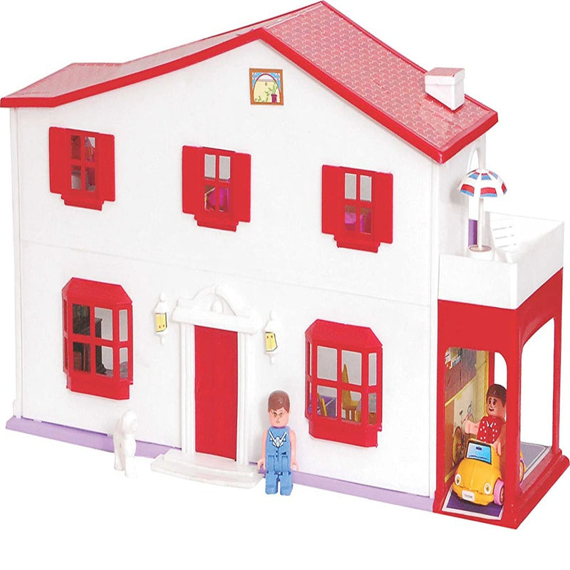 Toyzone My Deluxe Doll House (50 Pcs) -Multicolour