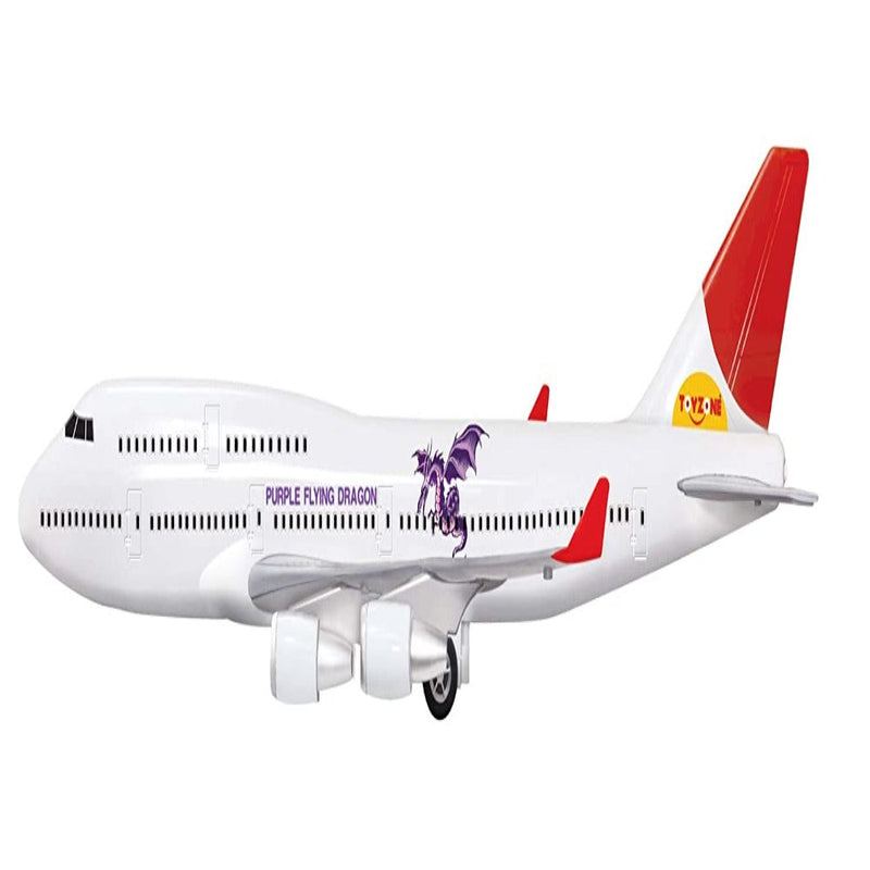Toyzone Purple Flying Dragon Airplane -Multicolour