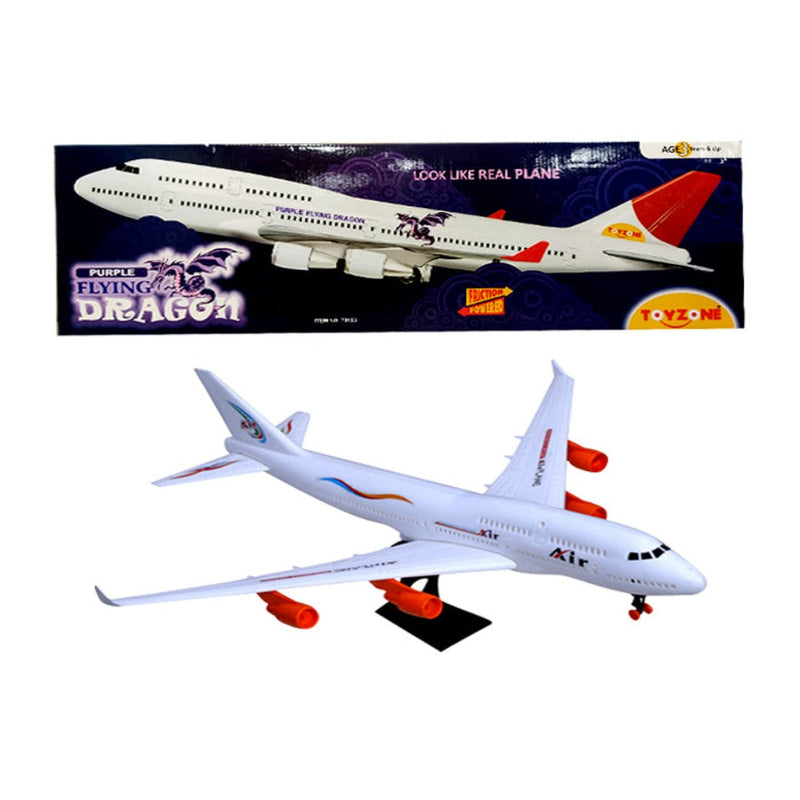 Toyzone Purple Flying Dragon Airplane -Multicolour