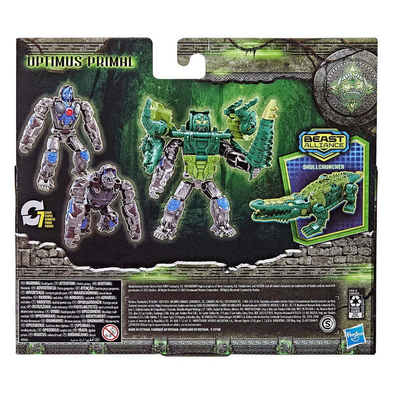 Transformers Rise of the Beast Combiners 2-Pack Optimus Primal & Skullcruncher