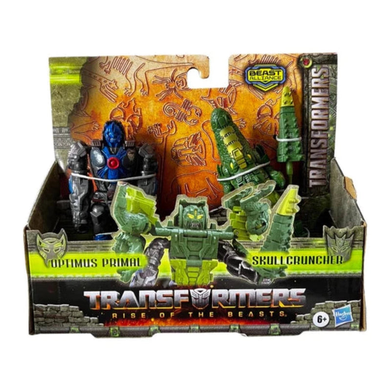 Transformers Rise of the Beast Combiners 2-Pack Optimus Primal & Skullcruncher