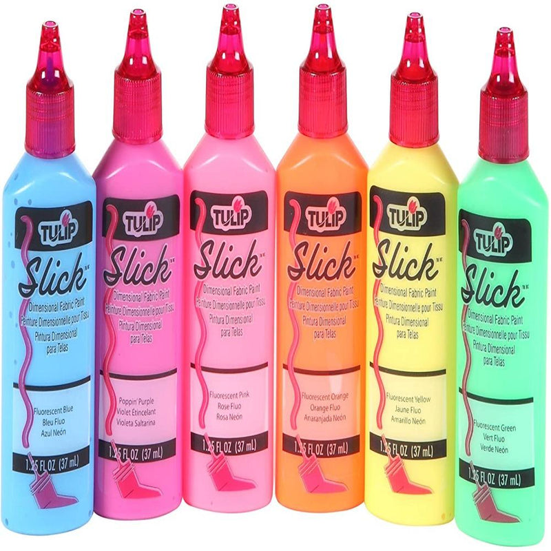 Tulip Dimensional Fabric Paint Set - 6-Pack