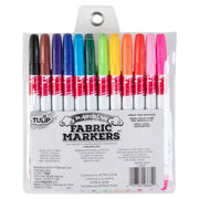 Tulip Fabric Markers Multi Fine Writer 12Pk