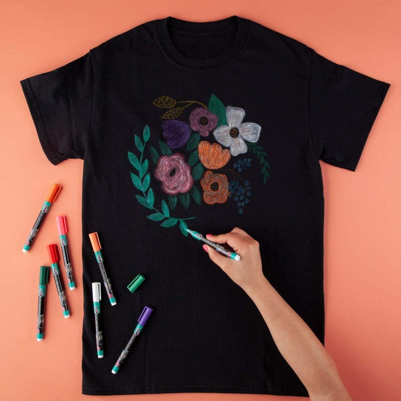 Tulip Fabric Markers Multi Opaque 15Pk