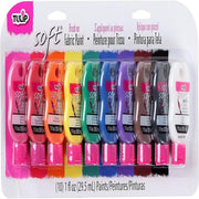 Tulip Fabric Paint Set Multi Rainbow 1Oz 10Pk-Arts & Crafts-Tulip-Toycra